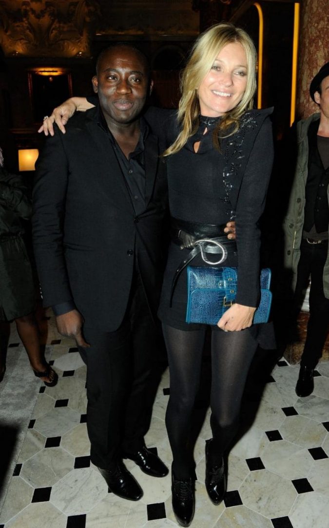 Top 10 Best Celebrity Wardrobe Stylists 27 Edward Enninful and Kate Moss Top 10 Best Celebrity Wardrobe Stylists - 27