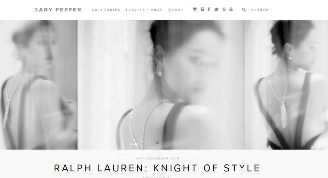 Top 60 Trendy Women Fashion Blogs to Follow 48 Gary Pepper blog screenshot Top 60 Trendy Women Fashion Blogs to Follow - 48