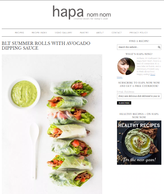 Hapa Nom Nom Best 50 Healthy Food Blogs and Websites to Follow - 40