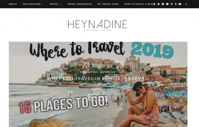 Hey Nadine travel website Best 60 Travel Website Services to Follow - 7