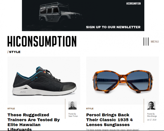 Hiconsumption style website Top 60 Trendy Men Fashion Websites to Follow - 28