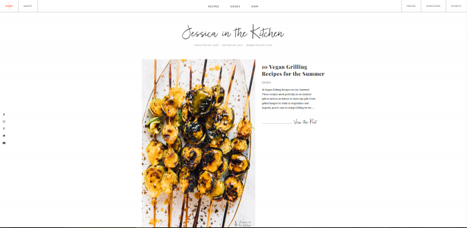 Best 50 Healthy Food Blogs and Websites to Follow 14 Jessica In The Kitchen Best 50 Healthy Food Blogs and Websites to Follow - 14