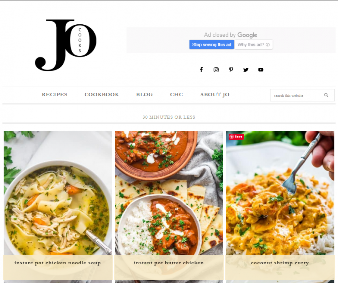 Jo-Cooks-675x566 Best 50 Healthy Food Blogs and Websites to Follow in 2022