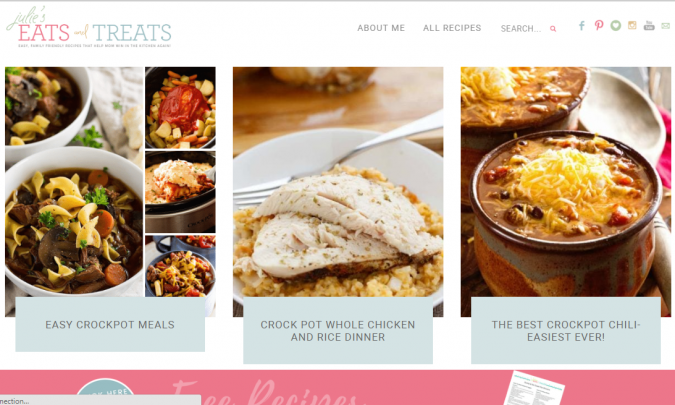 Julie’s Eats Treats Best 50 Healthy Food Blogs and Websites to Follow - 39