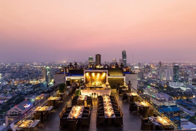 Moon-Bar-al-fresco-rooftop-dining-Bangkok-675x450 5 Most Romantic Getaways for You and Your Loved One