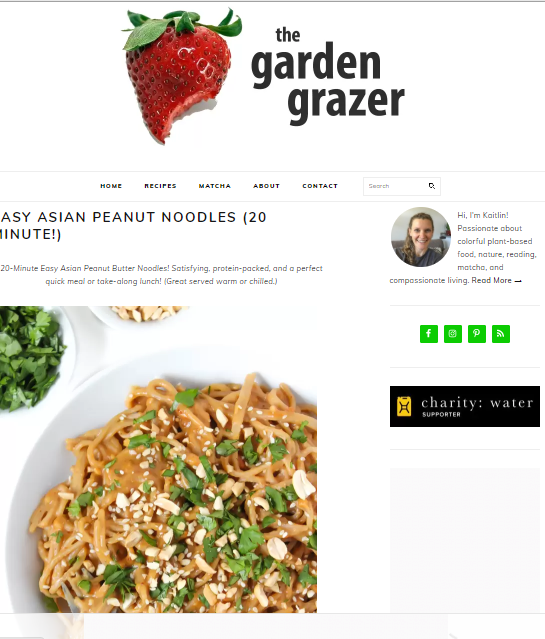 Best 50 Healthy Food Blogs and Websites to Follow 48 The Garden Grazer Best 50 Healthy Food Blogs and Websites to Follow - 48