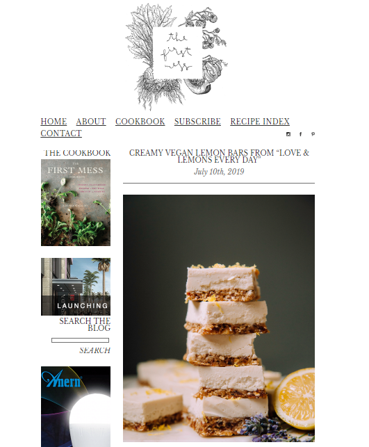 Best 50 Healthy Food Blogs and Websites to Follow 49 The first mess food website Best 50 Healthy Food Blogs and Websites to Follow - 49