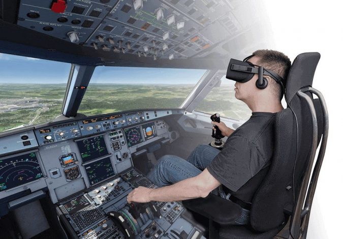 Virtual-reality-pilot-training-675x470 5 Ways You Can Use Virtual Reality in the Workplace