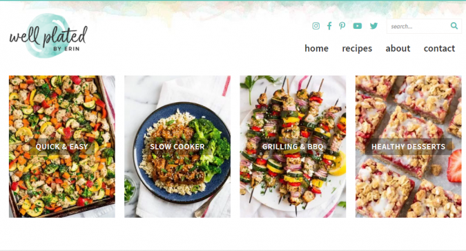 Well Plated Best 50 Healthy Food Blogs and Websites to Follow - 13