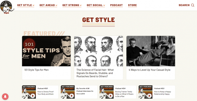 art of manliness style website Top 60 Trendy Men Fashion Websites to Follow - 22