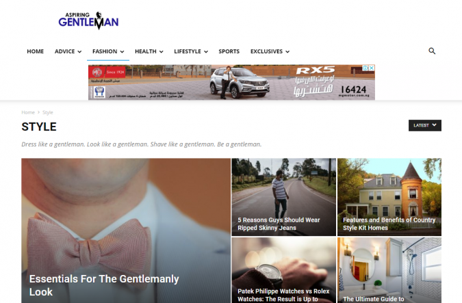 aspiring gentleman style website Top 60 Trendy Men Fashion Websites to Follow - 55