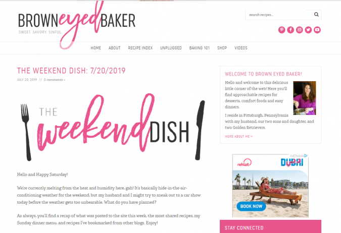 Best 50 Healthy Food Blogs and Websites to Follow 36 brown eyed baker food website Best 50 Healthy Food Blogs and Websites to Follow - 36