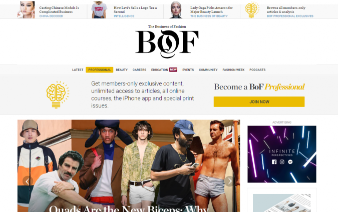 business-of-fashion-style-website-675x424 Top 60 Trendy Men Fashion Websites to Follow in 2020