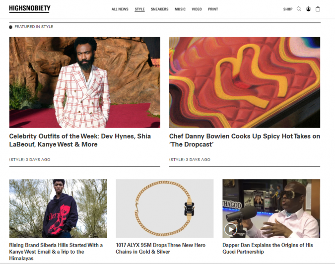 Top 60 Trendy Men Fashion Websites to Follow 2 fashion style website Highsnobiety Top 60 Trendy Men Fashion Websites to Follow - 2