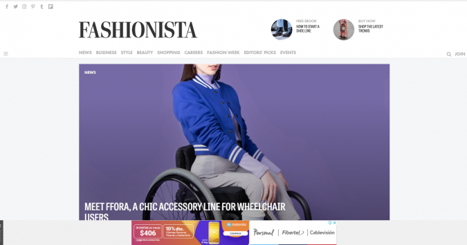 Top 60 Trendy Women Fashion Blogs to Follow 6 fashionista website screenshot Top 60 Trendy Women Fashion Blogs to Follow - 6