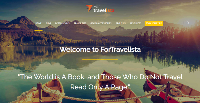 for travelista travel website Best 60 Travel Website Services to Follow - 2