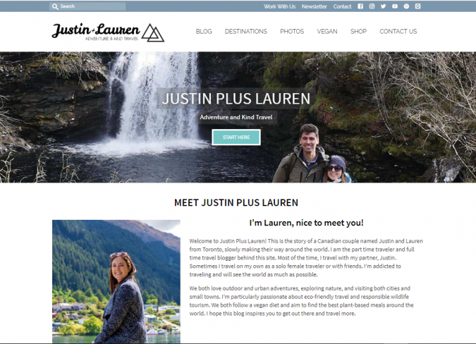 justin plus lauren travel website Best 60 Travel Website Services to Follow - 40
