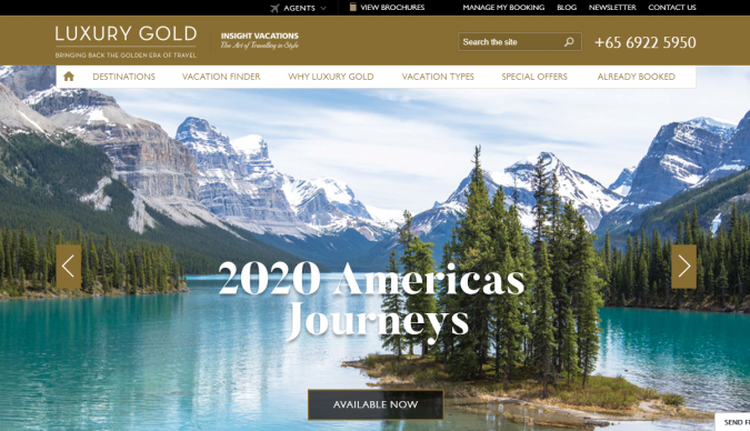 luxury gold travel website Best 60 Travel Website Services to Follow - 48