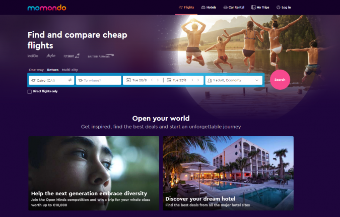 Best 60 Travel Website Services to Follow 20 momondo travel website Best 60 Travel Website Services to Follow - 20