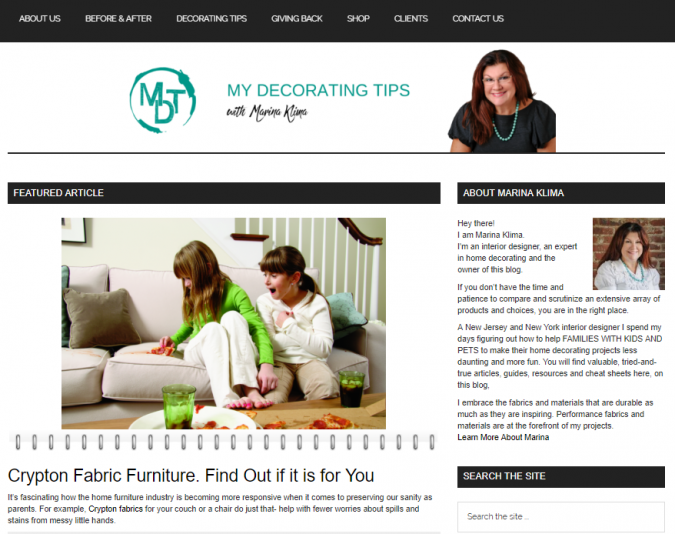 my decorating tips website screenshot Best 50 Home Decor Websites to Follow - 47