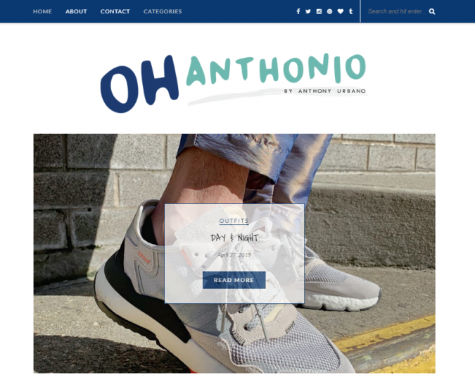 oh anthonio style website Top 60 Trendy Men Fashion Websites to Follow - 53