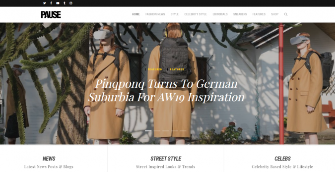 Top 60 Trendy Men Fashion Websites to Follow 12 pause fashion style website Top 60 Trendy Men Fashion Websites to Follow - 12