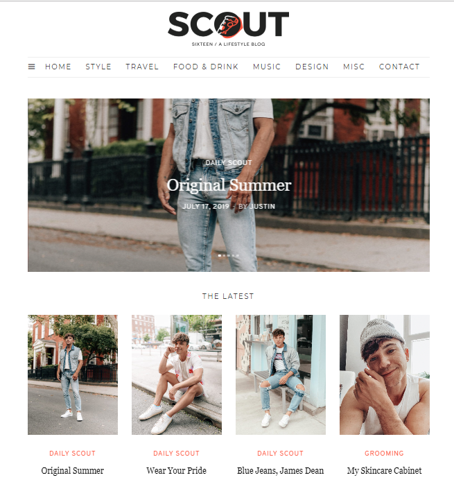 scout sixteen style blog Top 60 Trendy Men Fashion Websites to Follow - 37