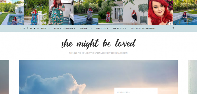 Top 60 Trendy Women Fashion Blogs to Follow 18 she might be loved website screenshot Top 60 Trendy Women Fashion Blogs to Follow - 18