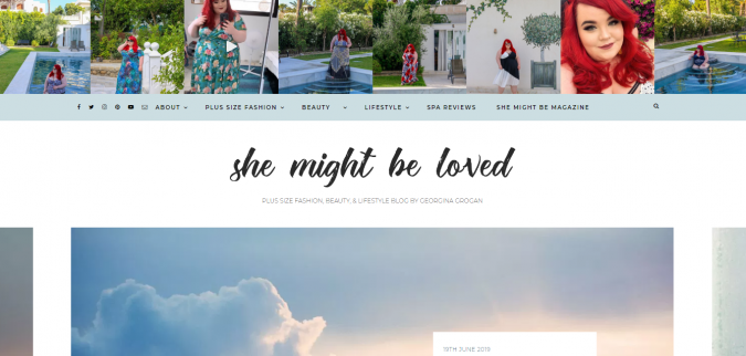 she might be loved website screenshot Top 60 Trendy Women Fashion Blogs to Follow - 18