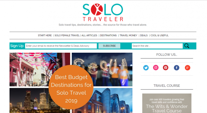 solo traveler travel website Best 60 Travel Website Services to Follow - 42