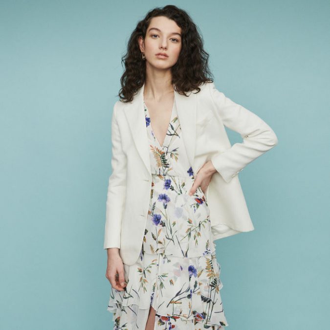 summer-outfit-floral-dress-and-blazer-675x675 10 Wardrobe Essentials Inspired by Summer 2022 Fashion Trends