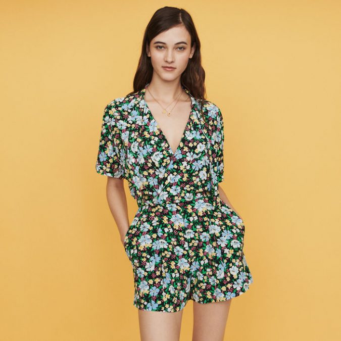 summer outfit floral playsuit 10 Wardrobe Essentials Inspired by Summer Fashion Trends - 32