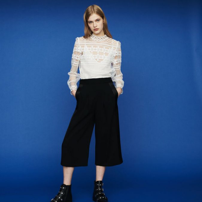 summer outfit laced top 10 Wardrobe Essentials Inspired by Summer Fashion Trends - 14