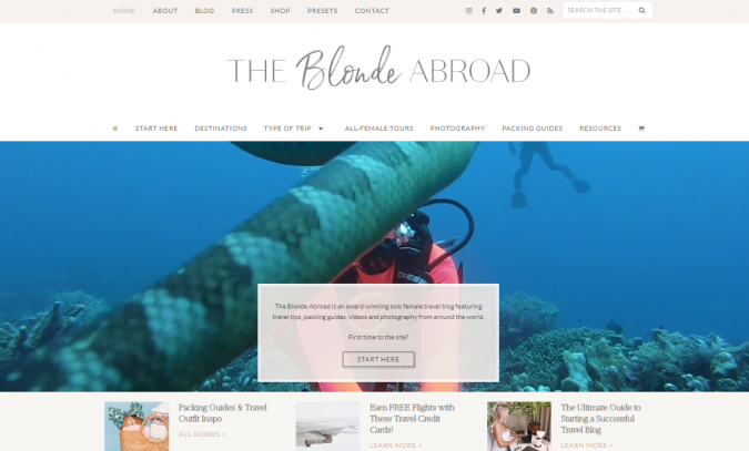 the blonde abroad travel website Best 60 Travel Website Services to Follow - 9