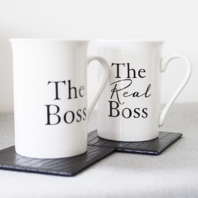 the-boss-matching-mugs-675x675 4 Classic Anniversary Gift Ideas