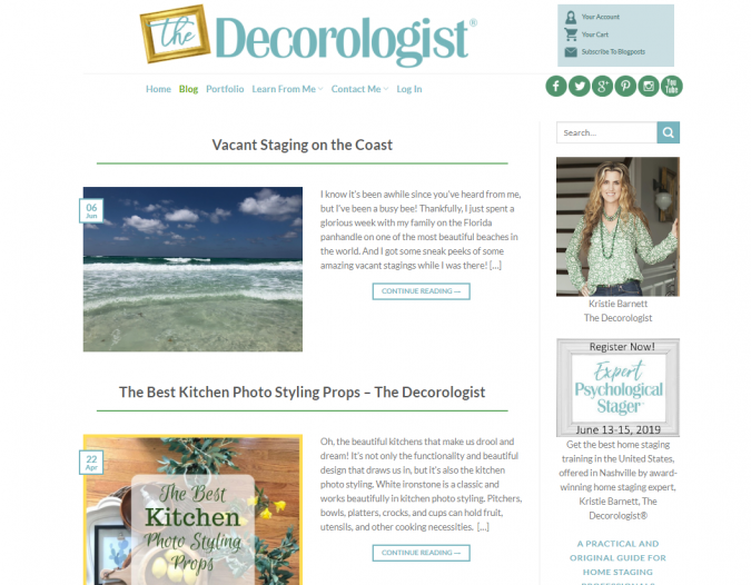 the decorologist website screenshot Best 50 Home Decor Websites to Follow - 31