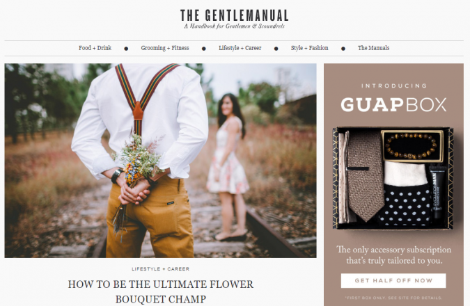 the gentle manual style website Top 60 Trendy Men Fashion Websites to Follow - 23