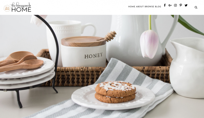 the honeycomb home website screenshot Best 50 Home Decor Websites to Follow - 42
