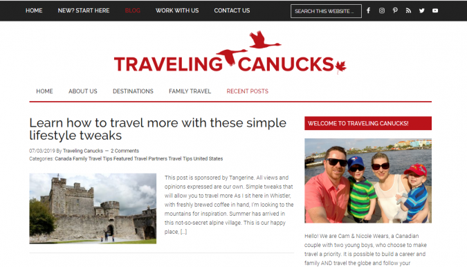 traveling canucks travel website Best 60 Travel Website Services to Follow - 37
