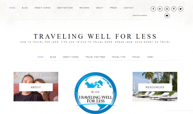 traveling-well-for-less-travel-website-675x401 Best 60 Travel Website Services to Follow in 2020