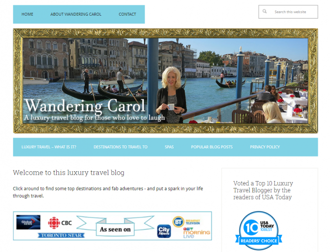 wandering carol travel website Best 60 Travel Website Services to Follow - 32