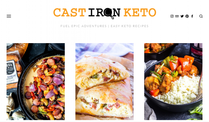 Cast Iron Keto blog screenshot Best 40 Keto Diet Blogs and Websites - 32 Keto Diet Blogs