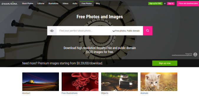 Top 50 Free Stock Photos Websites to Use 36 Dreamstime stock image website screenshot Top 50 Free Stock Photos Websites to Use - 36