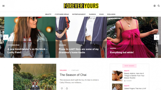 Forever-21-Forever-Yours-website-screenshot-675x376 Best 50 Lifestyle Blogs and Websites to Follow in 2022