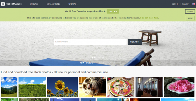 Top 50 Free Stock Photos Websites to Use 15 Free Images website screenshot Top 50 Free Stock Photos Websites to Use - 15