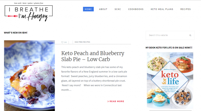 Best 40 Keto Diet Blogs and Websites 5 I Breathe Im Hungry blog screenshot Best 40 Keto Diet Blogs and Websites - 5 Keto Diet Blogs