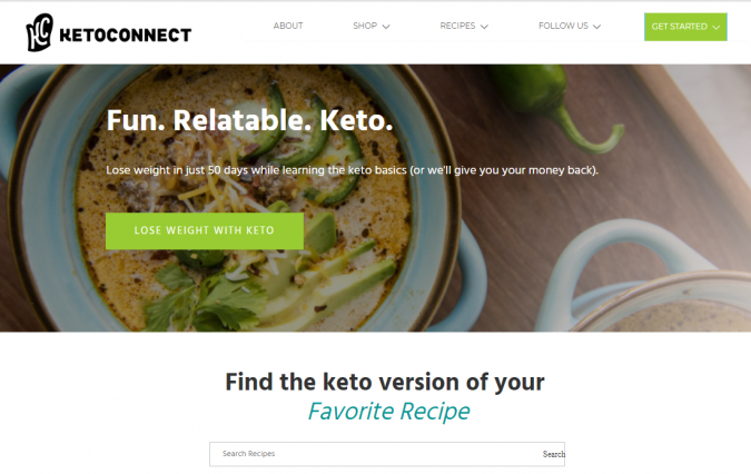 Keto Connect blog screenshot Best 40 Keto Diet Blogs and Websites - 28 Keto Diet Blogs