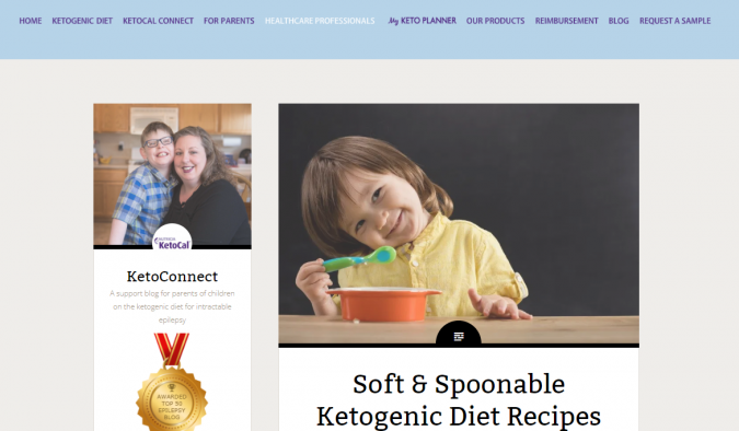 KetoCal blog screenshot Best 40 Keto Diet Blogs and Websites - 40 Keto Diet Blogs