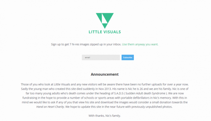 Little Visuals website screenshot Top 50 Free Stock Photos Websites to Use - 37