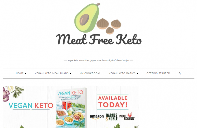 Best 40 Keto Diet Blogs and Websites 9 Meat Free Keto blog screenshot Best 40 Keto Diet Blogs and Websites - 9 Keto Diet Blogs